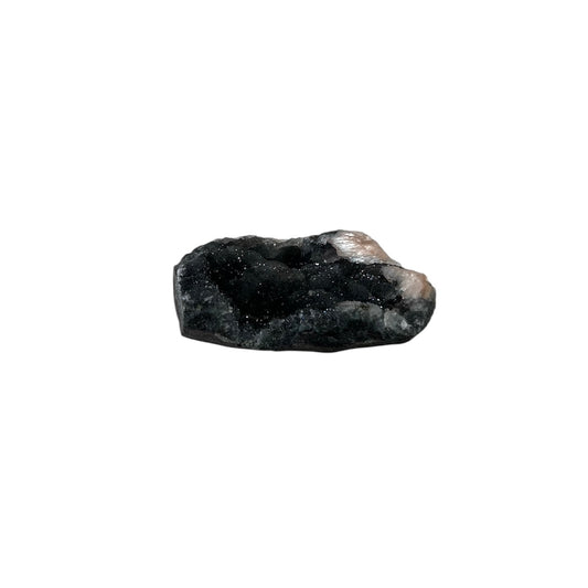 Gray Chalcedony + Stilbite Geode | CT18