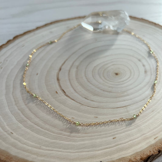 Peridot Seven Station Choker