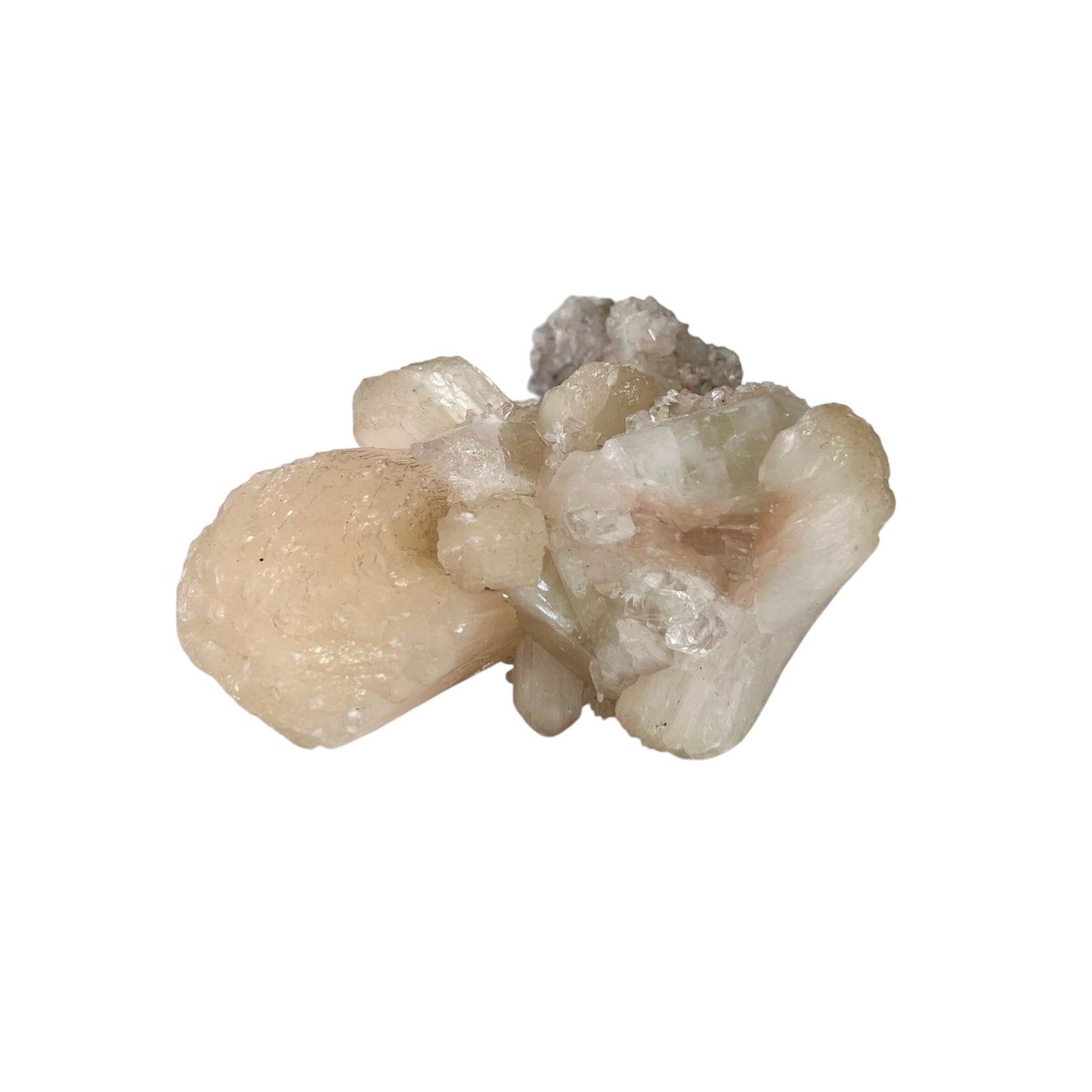 Stilbite + Apophyllite Cluster