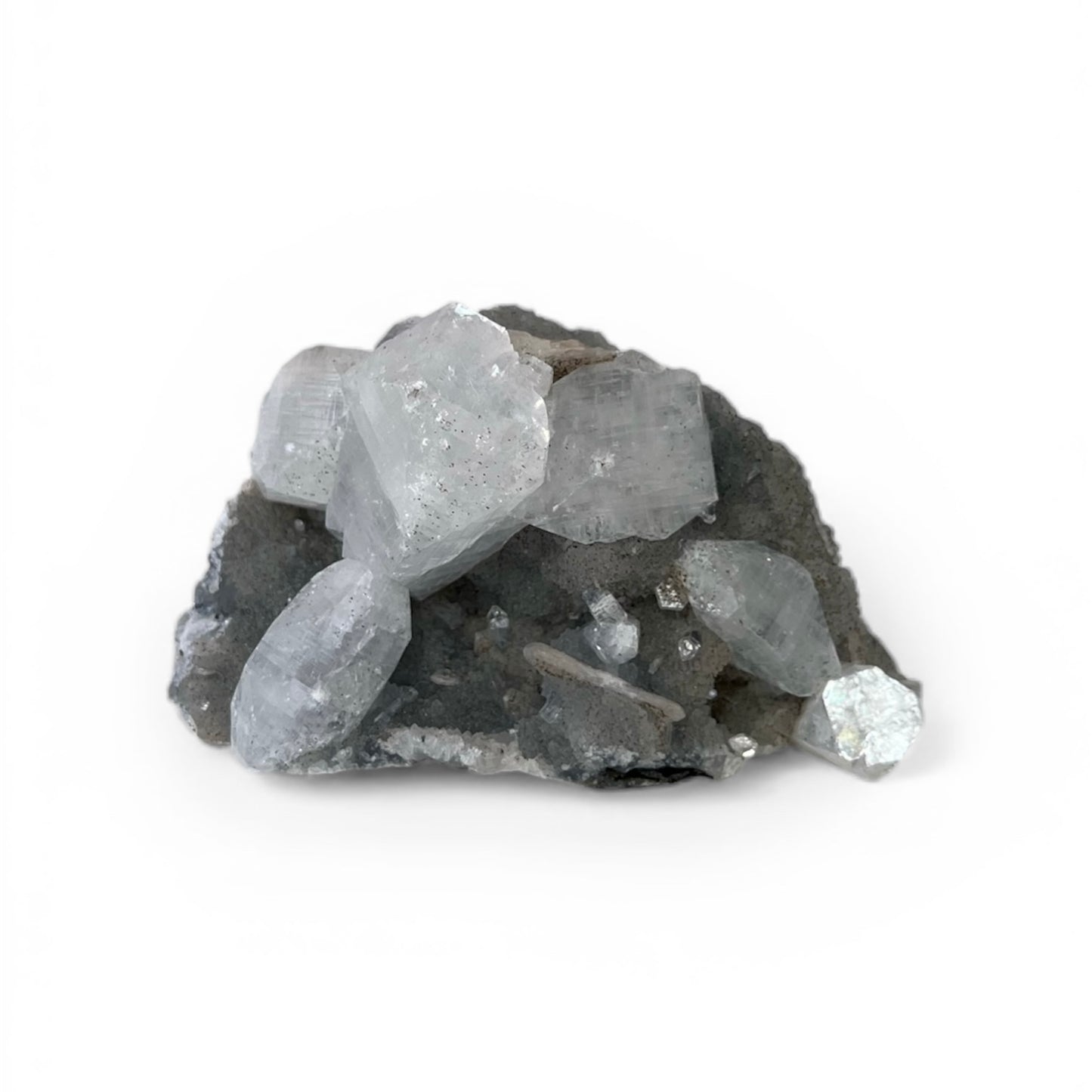 Apophyllite + Gray Chalcedony Cluster | CT20