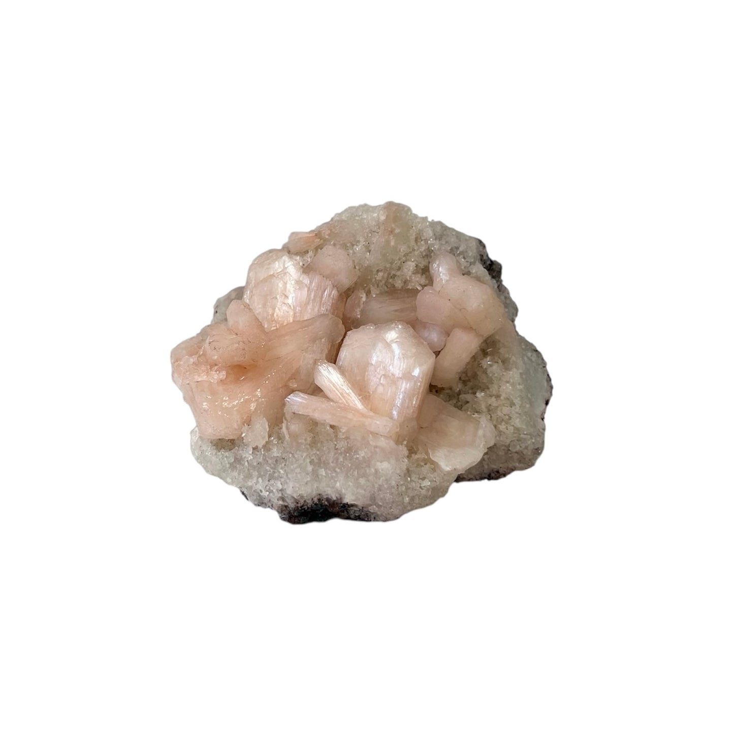 Stilbite Cluster On Base Matrix | CT24